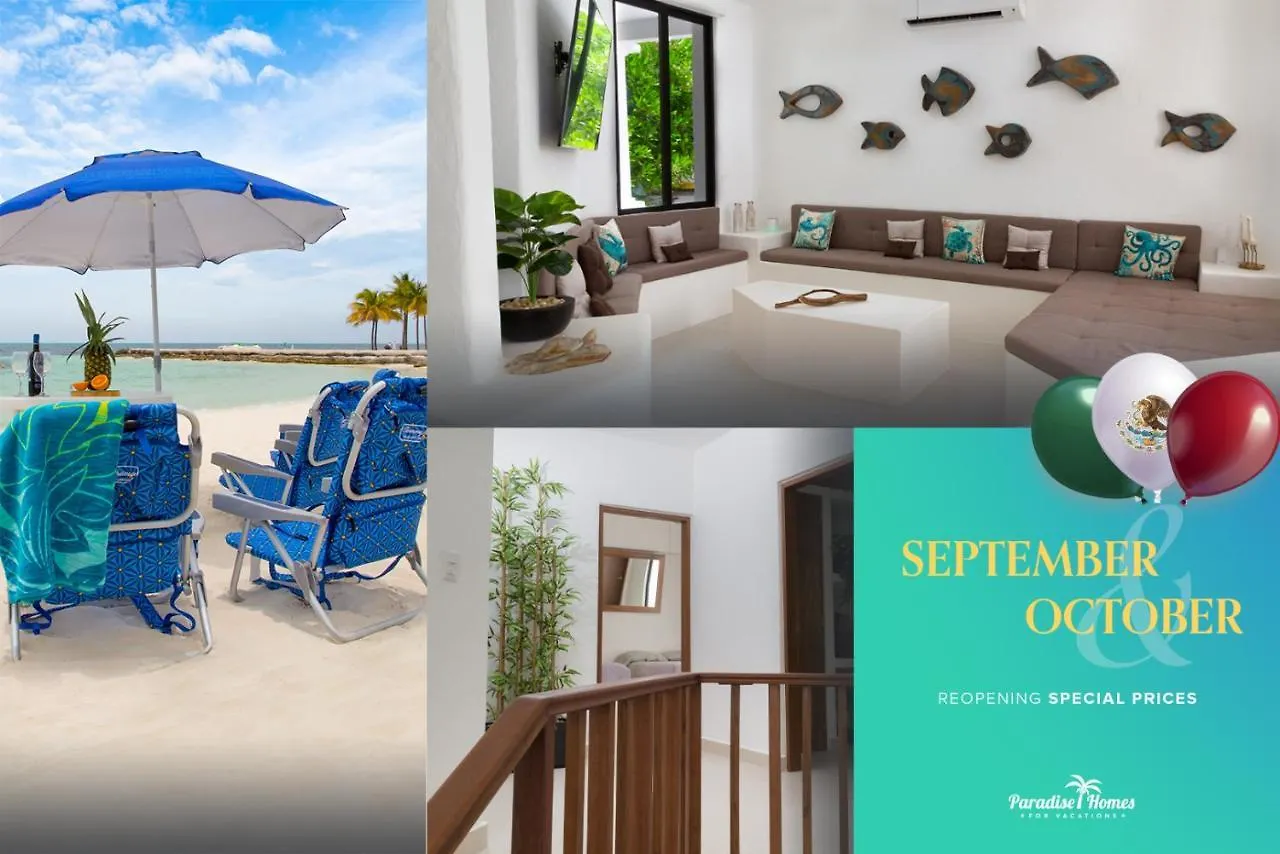 -Villa Pez Volador- La Mejor Playa De Zh !! Cancun