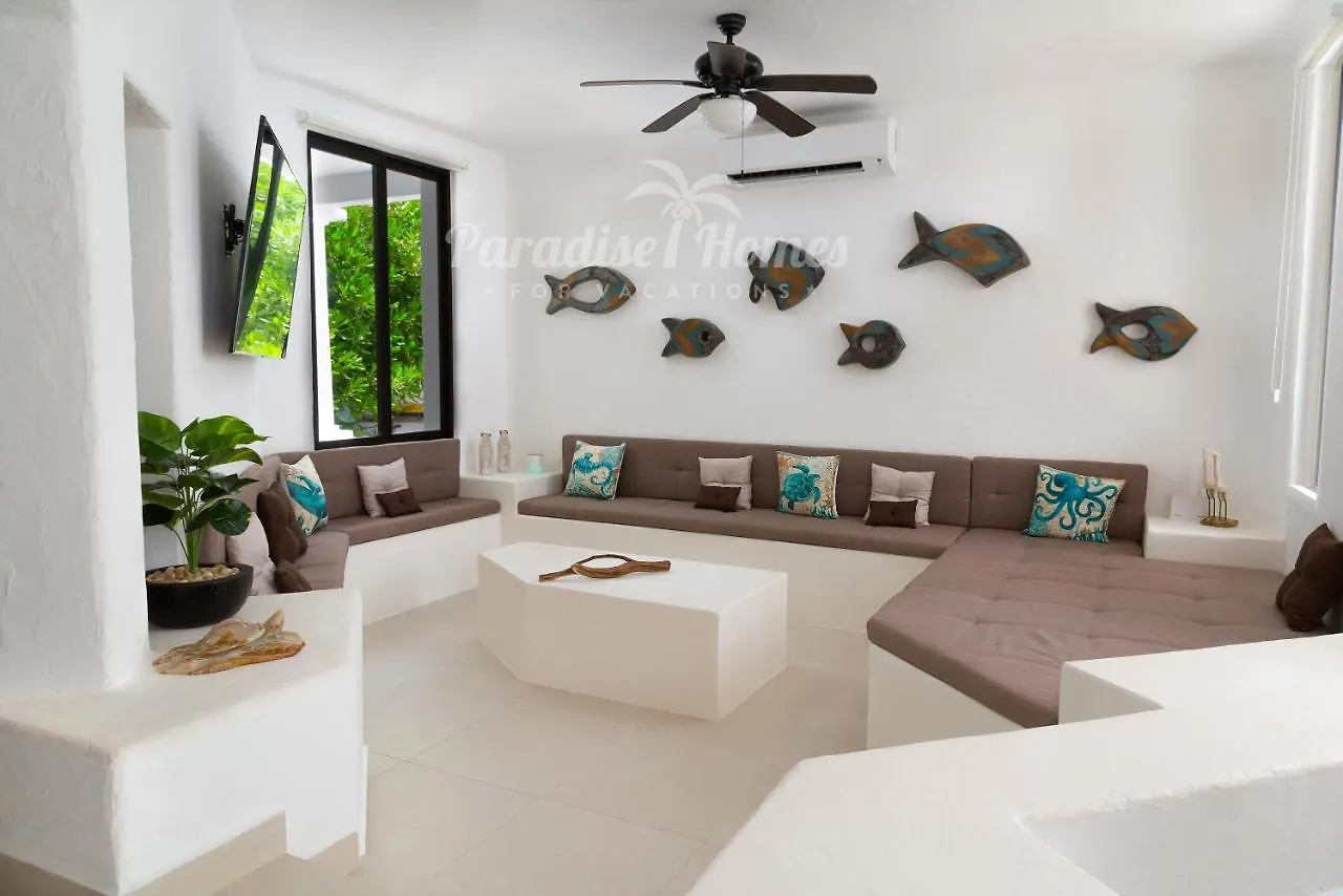 Villa -Villa Pez Volador- La Mejor Playa De Zh !! Cancun